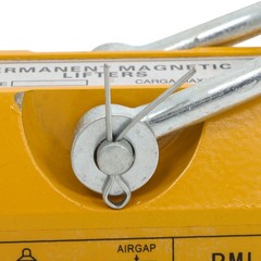 Yellow Magnetic Lifter 200kg/440lbs Metal Lifting Magnet Permanent Lift Magnets