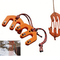 Hoist Block Tackle System Lightweight Portable Mini Pocket Raven Equipment Small