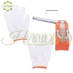 Permanent Magnetic Lifter Lifting Magnet 880 lbs/400 kg 2.5 Safety Factor Orange
