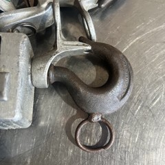 Chance Hoist 1 Ton Hot Stick Ratcheting Strap Hoist. ID 69. Missing Hand Wheel