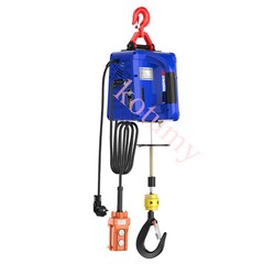 Electric Hoist Winch Portable Crane Wireless or Wire Remote Control Lifting