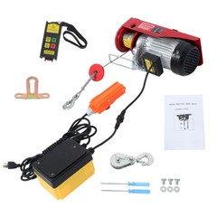 Mini Electric Hoist PA600 1320lbs & Wireless Remote Control 110V Height 40ft/12m