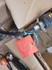 HITACHI/JET 1-TON ELECTRIC CHAIN HOIST, 20′ LIFT, TYPE 1BSH1, 115/230 V, 1 PHASE