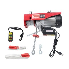 1760lbs 1350W Crane Winch with Wireless Remote Control 328ft/100m Electric Hoist