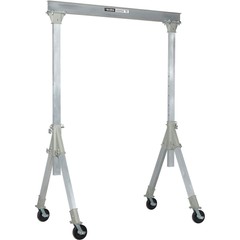 Aluminum Gantry Crane – KD 2000lb Load Cap Adjustable Height 10’W I-Beam