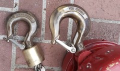 CMCO 2 Ton Chain Hoist. Chester. Bronze Class 1 Div 1 Spark Resistant 30′ Lift