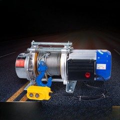New Aluminum Shell Hoist Multifunctional Crane Home Fast Small Crane Winch