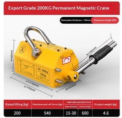 Magnet Lifting Device Industrial Powerful Suction Cup Strong Magnetic Magnet