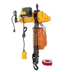 Electric Chain Hoist, 2200 lbs Load, 20 ft Lifting Height, 120V, Single Phase