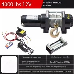 Electric Winch 12v Off Road Trailer Car Electric Hoist Household Small Hoist