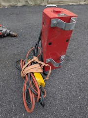 Electric Wire Rope Hoist Winch Lift w/ Hook, Pendant Control & Mounting Bracket
