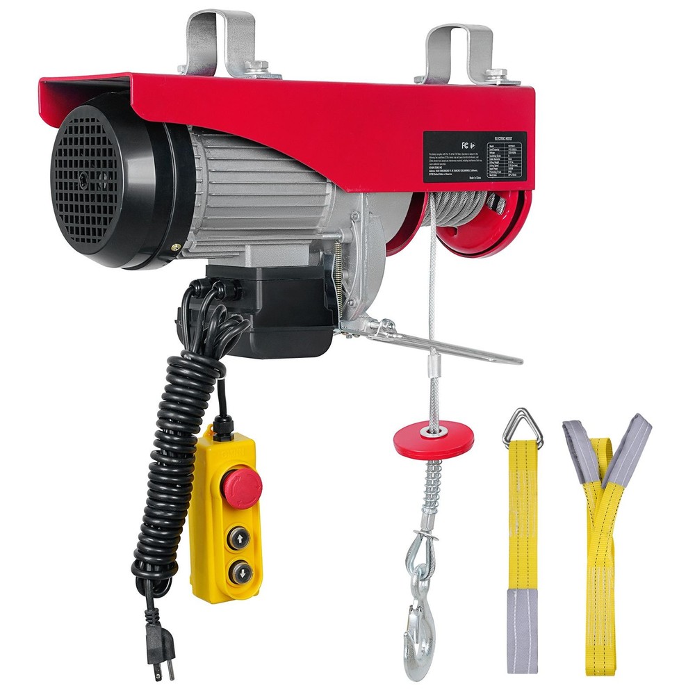 880lbs Electric Hoist with 14ft Wired Remote Control, 110V Electric Hoist