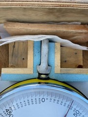 DILLON P 500 500 LB HANGING CRANE DIAL FACED SCALE WITH SHACKLE & HOOK BOXED