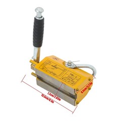 Yellow Magnetic Lifter 200kg/440lbs Metal Lifting Magnet Permanent Lift Magnets