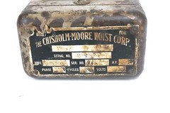 CHISHOLM MOORE HOIST CORP. HD-1200 PENDANT CONTROLLER PUSHBUTTON