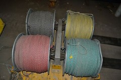 AB CHANCE CAPSTAN TUGGER WIRE PULLER MATERIAL HANDLER WITH ROPE