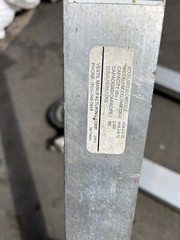 Vestil Aluminum Adjustable Height Gantry Crane Legs