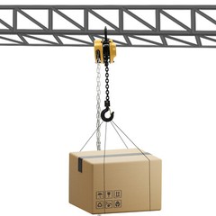 1 Ton 9.84ft Chain Puller Block Chain Lift Hoist Hand Tools Chain Lifting + Hook