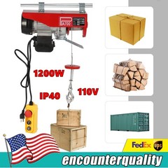 Electric Hoist Lifting Straps 350kg Load Capacity Overhead Hoist Crane W/ Remote