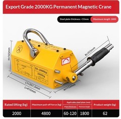 Magnet Lifting Device Industrial Powerful Suction Cup Strong Magnetic Magnet