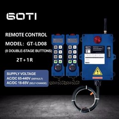 8 Buttons Switch Double Speed Industrial Wireless Remote Control AC/DC 18V-440V