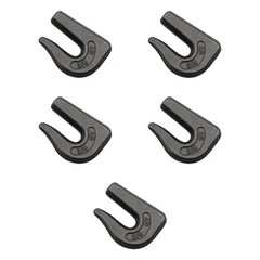 5 Pack Weld On 3/8″ Grab Chain Hooks G70 Tiedown Bucket Back Hoe Trailer