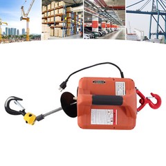 1100lb/500kg 110V Electric wireless Hoist Winch Hoist Crane Lift Remote Control