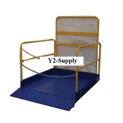NEW! Forklift Loading Platform Attachment, Rails & Rear Screen!!