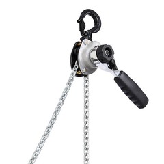 Manual Lever Chain Hoist, 1100LBS Capacity, 5FT Lift, G80 Alloy Steel Chain