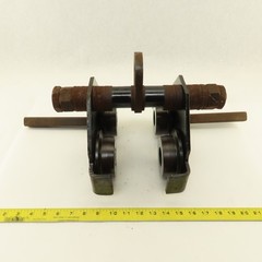 Gravity Push Pull Hoist Trolley 1 Ton 3″-8″ Flange Believed To Be CM Series 633