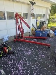 Hydraulic Engine Hoist with Load Leveler – 2-Ton Capacity