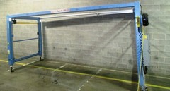 HM Cross Workstation Bridge Crane 1000 lb Capacity Telescoping, Tilt , Moveable