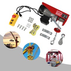 PA800 Electric Hoist 1763lbs Crane Winch Wired Remote Control 110V