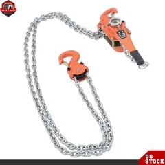 6 Ton 13200LB Lever Block Chain Hoist Ratchet Type Come Along Puller 10FT Lifter
