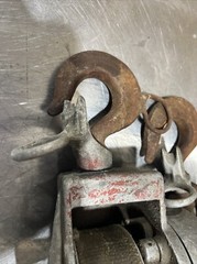 Chance Hoist 1 Ton Hot Stick Ratcheting Strap Hoist. Item ID #44 Used Surplus