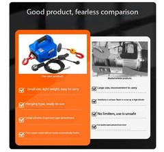 Miniature Electric Hoist 220v Crane Portable Remote Control Home Crane Lifter
