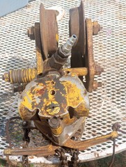 1950’s-60’s Manning, Maxwell & Moore, Inc (MMM) Air Operated Budgit Chain Hoist