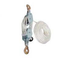 Block and Tackle Pulley System for Lifting Objects – SoB 4000LB Breaking Stre…