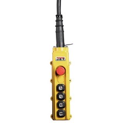 Jet 144005K 460V 1 Ton 15’Lift Elec Chain Hoist w/Trolley and 11′ Pendant New