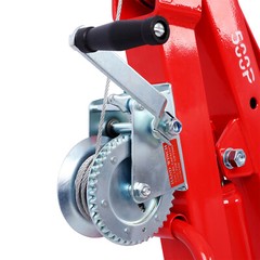 500lbs Adjustable Engine Motor Hoist Cherry Picker Workshop Shop Crane Lift