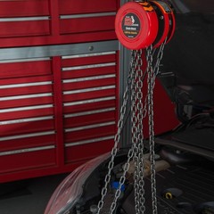 BIG RED Hand Chain Hoist 1 Ton 2000 Lbs Capacity 1 (2,000 lb), Red