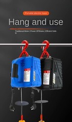 Micro Electric Hoist Hoist Traction Hoist Remote Control Suspension Elevator