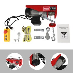 PA800 Electric Hoist 1763lbs Crane Winch Wired Remote Control 110V