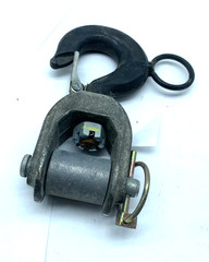 Lineman Little Mule Hook and Latch Bottom Block Assembly with Hot Stick Ring