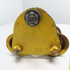 1 Ton 2000LB Push/Pull Hoist Beam Trolley 3″ To 5-1/2″ Flange
