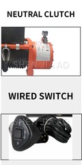Electric Winch 12V/24V Vehicle-mounted Mini Crane Off-road Vehicle Self-rescue