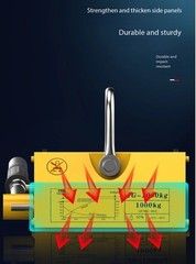 Magnetic Lifting Device with Strong Magnetic Force for Lifting Steel Plates