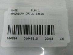 American Drill 33516 Hoist Ring 2500lbs