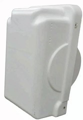 Hefty Hoist 8500 Flat Plate Boat Lift Motor Clamshell Cover White Plastic