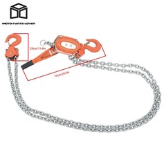 6T/13200LBS G80 Ratchet Hoist 10ft Lifter Alloy Steel Lever Block Chain Hoist